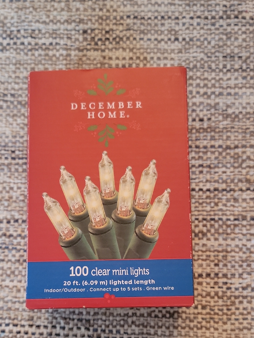 NWT Clear Christmas Lights